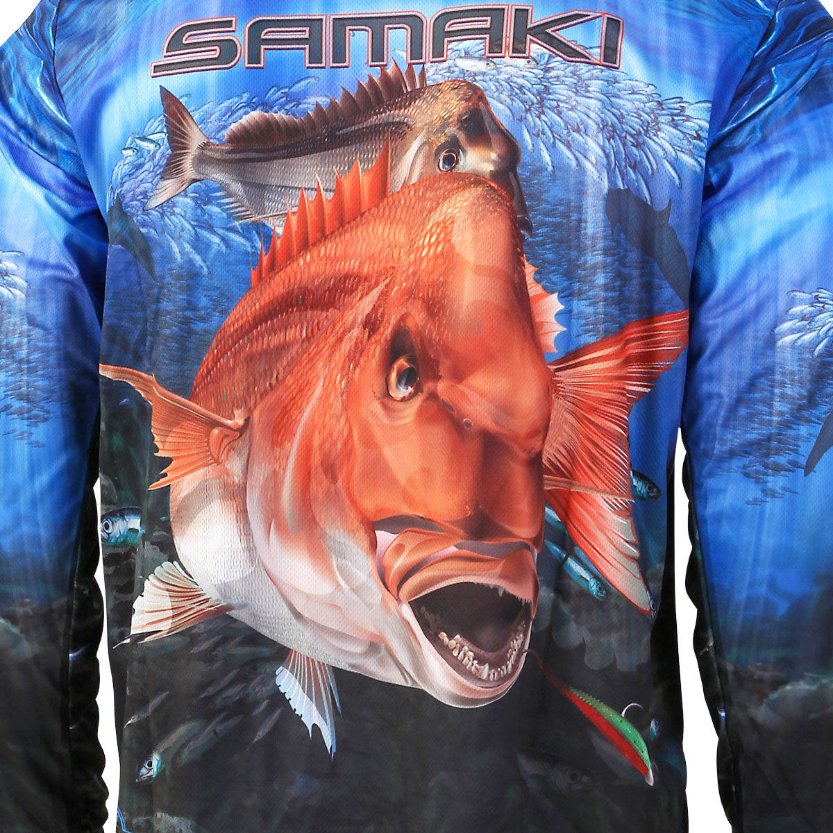 Red Snapper Fishing Jersey Youth