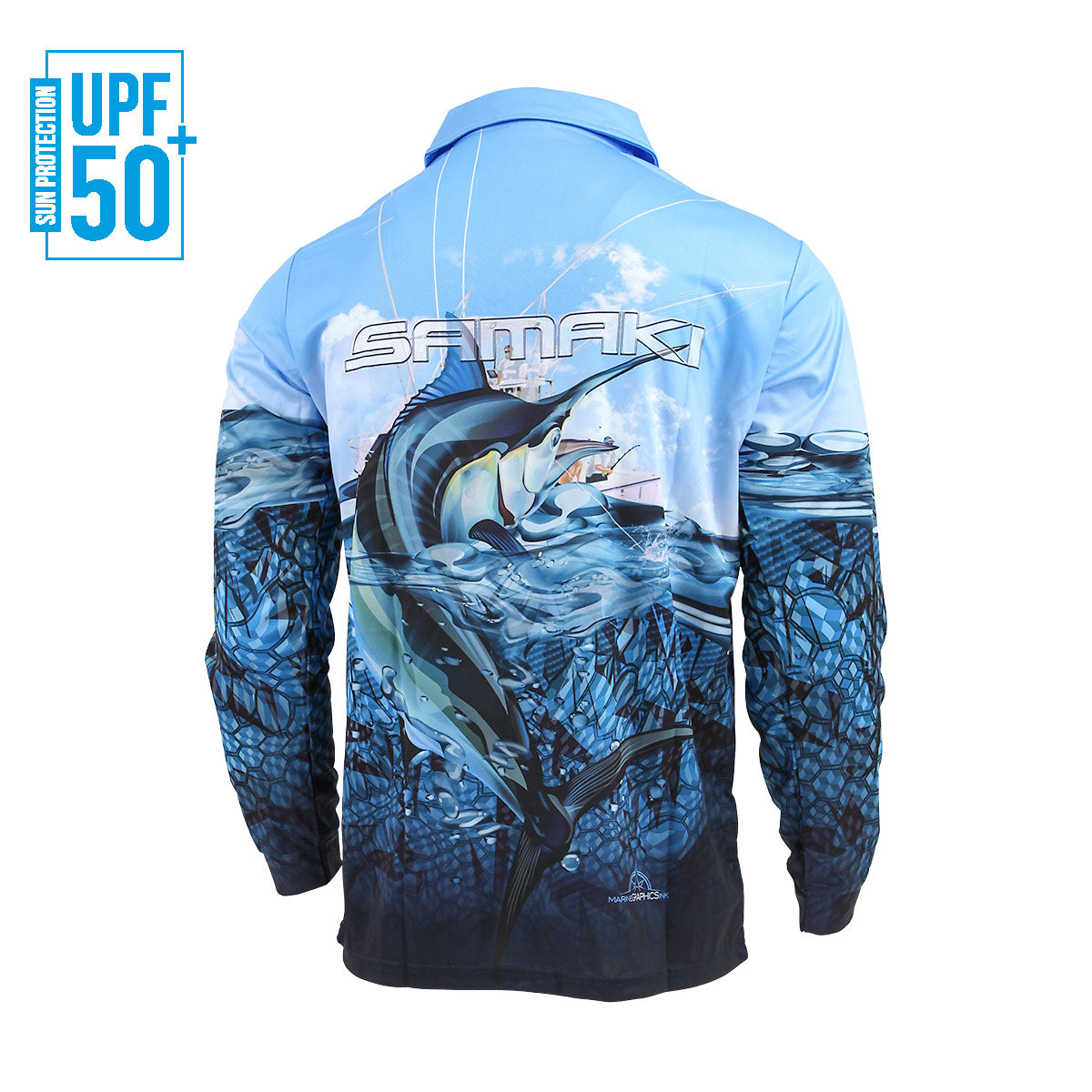 Black Marlin Fishing Jersey