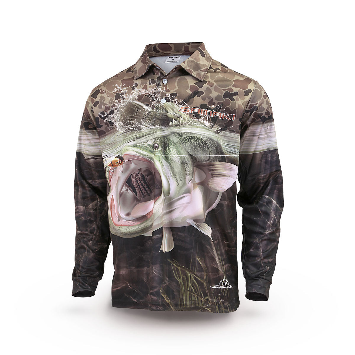 Camo Cod Fishing Jersey Youth