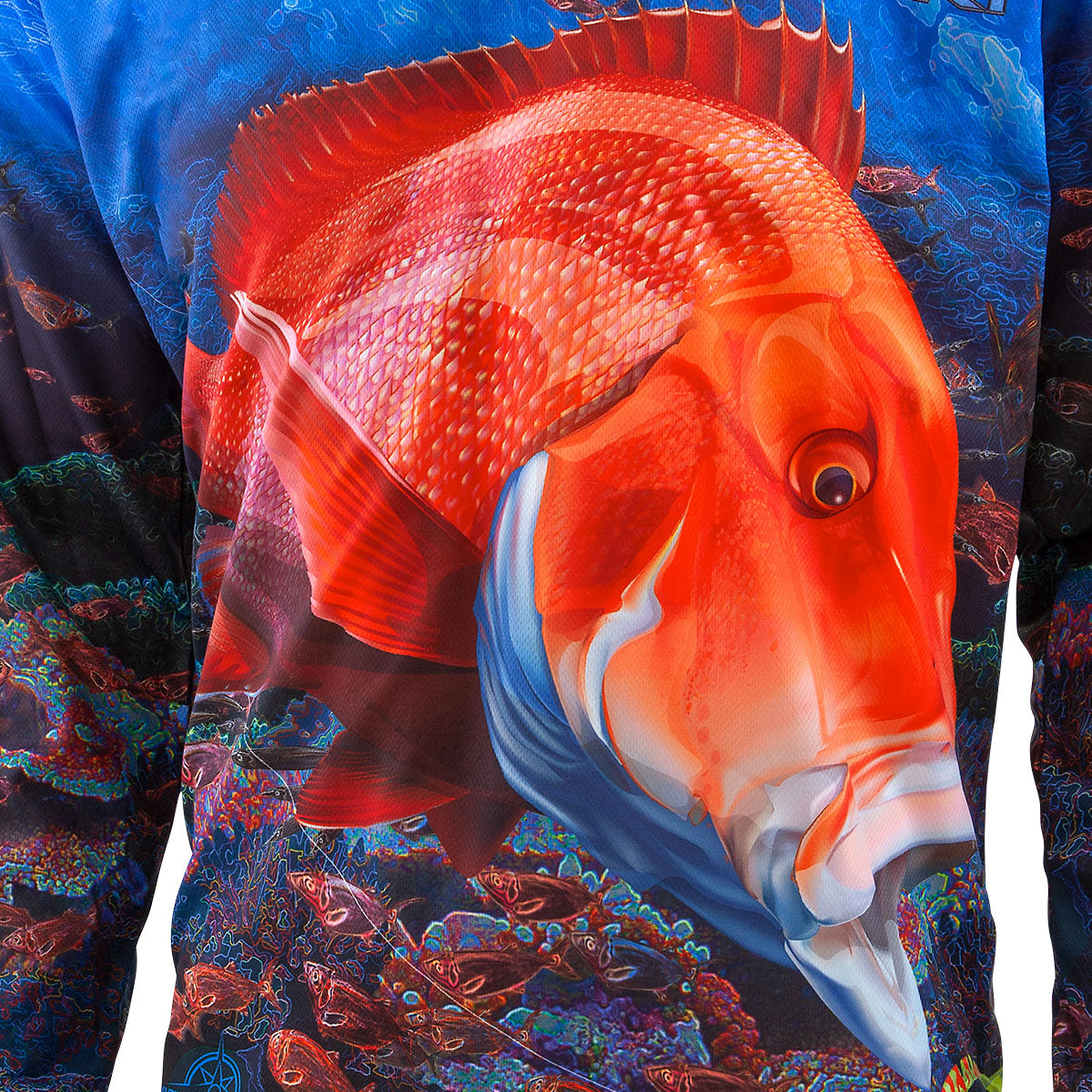 Red Emperor Fishing Jersey Youth